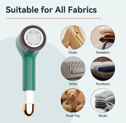 Nuvoria™ Electric Lint Remover Cloth Ball Fluff Fabric Shaver Fuzz Rechargeable USB 2IN1