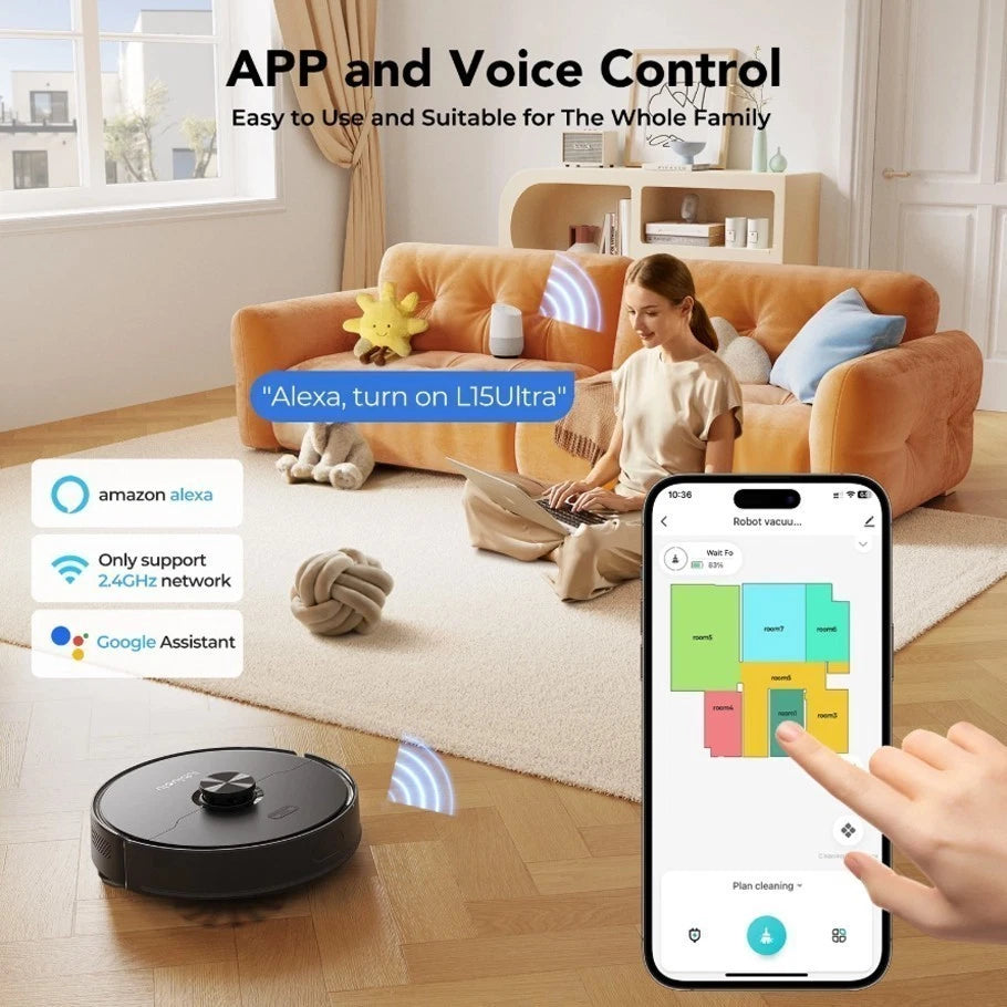 Nuvoria™ Robot Vacuum Cleaner and Mop